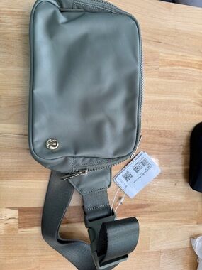 lululemon athletica Sage Green Belt Sling Bag